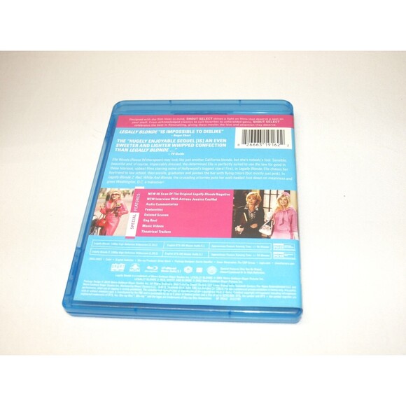 Legally Blonde Collection Blu-Ray Reese Witherspoon 2 Movies Bonus Features - Picture 2 of 2